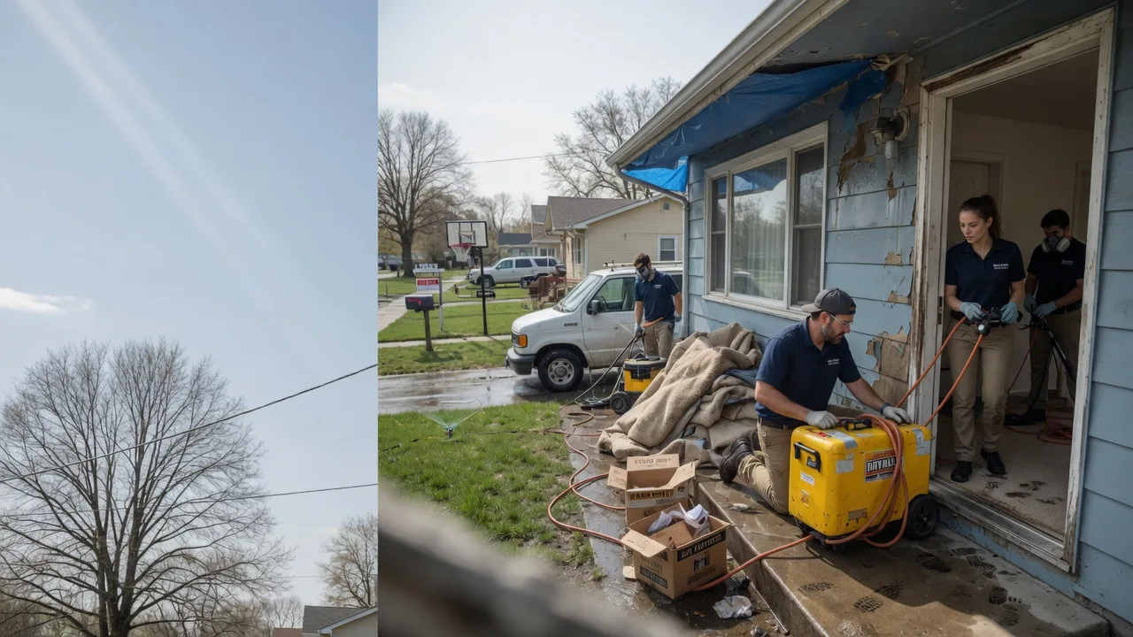 Basement Flood Cleanup in Alden, KS near me